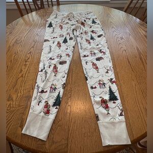 Hanna Andersson Adult M Organic Cotton Grinch Long John Pajama Pants